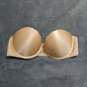 DKNY Super Glam Extreme Push-Up Strapless Bra 34a